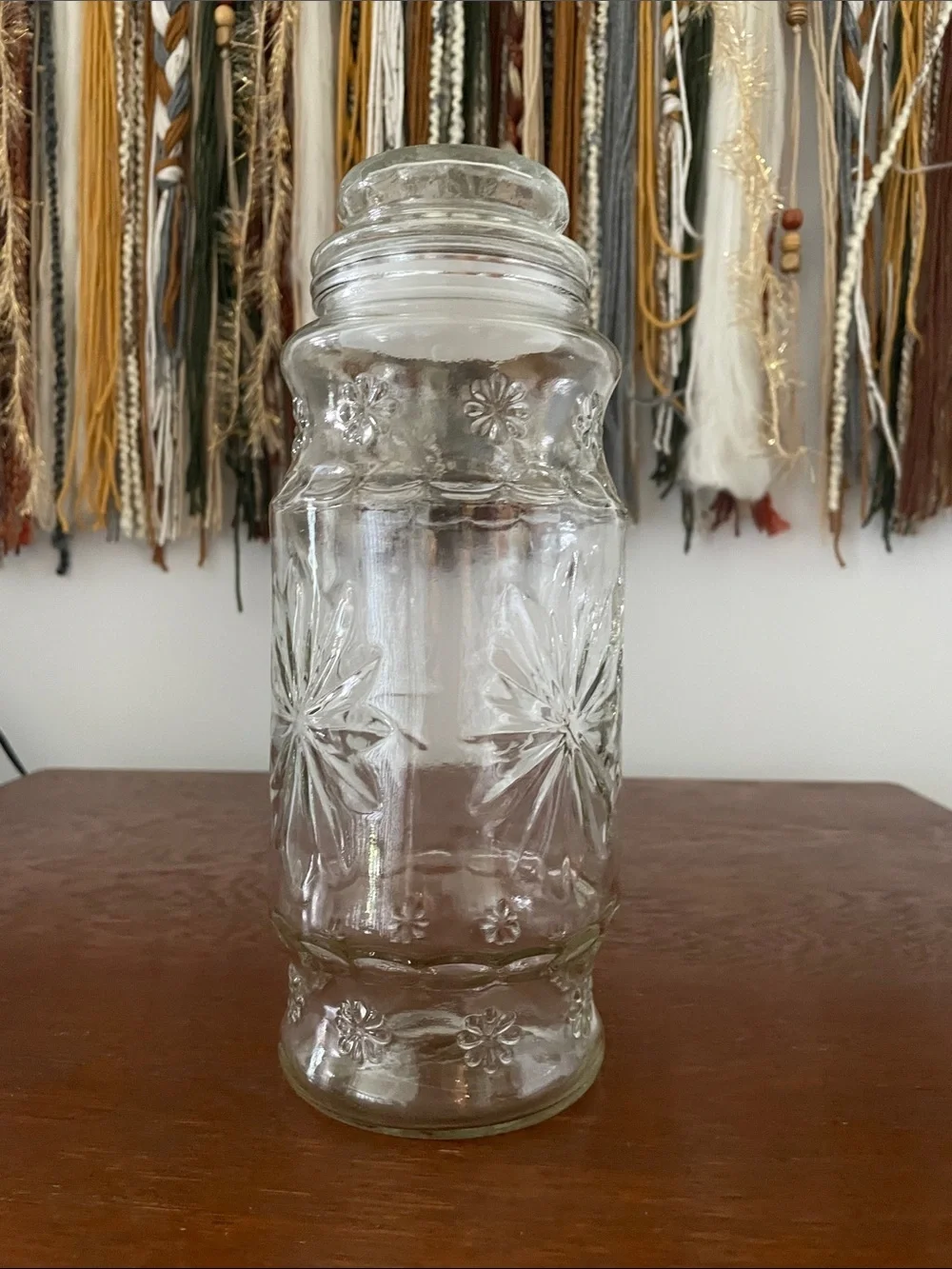 Vintage planters peanut jar with lid